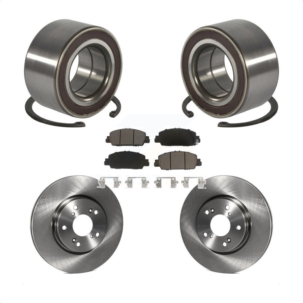 Kit de rotors et plaquettes de frein à disque de roulement de roue avant pour Honda HR-V 2016 – 2022