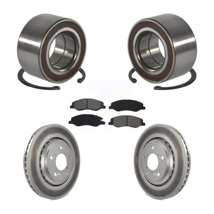 Kit de plaquettes de Rotor de frein à disque enduit de roulement de roue avant pour Honda Odysse 2018 – 2023