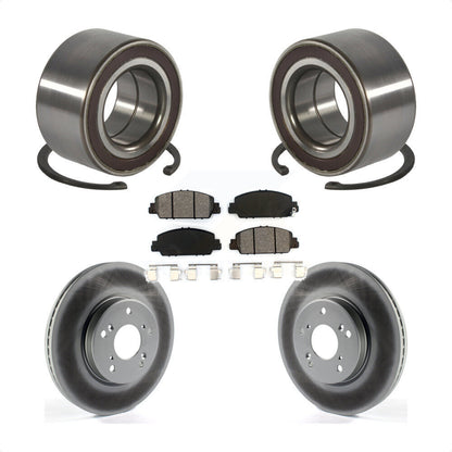 Kit de Rotor et de plaquettes de frein à disque revêtu de roulement de roue avant, pour Honda HR-2016 – 2022