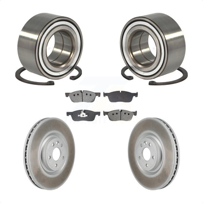 Kit de Rotor et plaquettes de frein revêtus de roulement de roue avant, pour Land Rover Discovery Spor