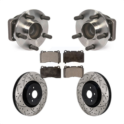 Kit de plaquettes de Rotor de frein, roulement de moyeu avant, fente de perçage revêtue, pour Subaru BRZ Toyota 8