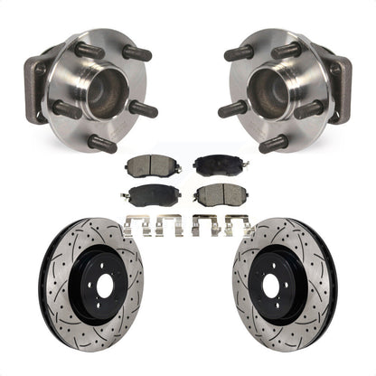 Kit de plaquettes de Rotor de frein, roulement de moyeu avant, fente de perçage, pour Toyota 86 Base/G 2019