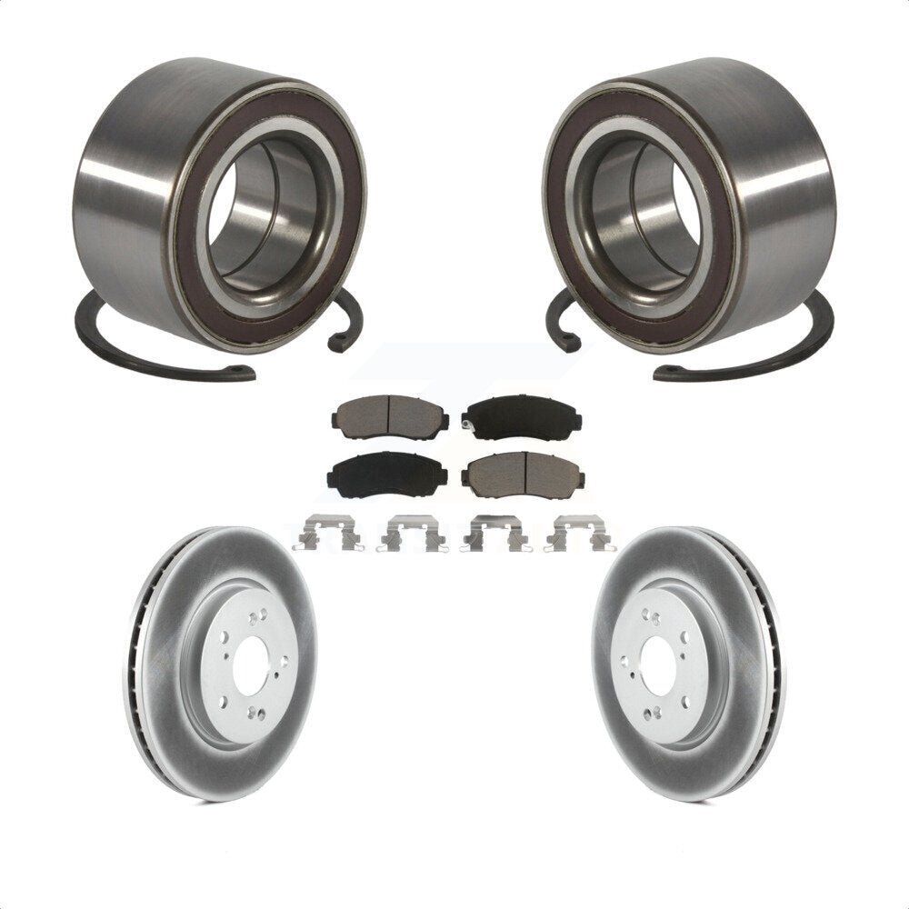 Kit de Rotor et de plaquettes de frein à disque revêtu de roulement de roue avant, pour Honda CR-V Acura RD