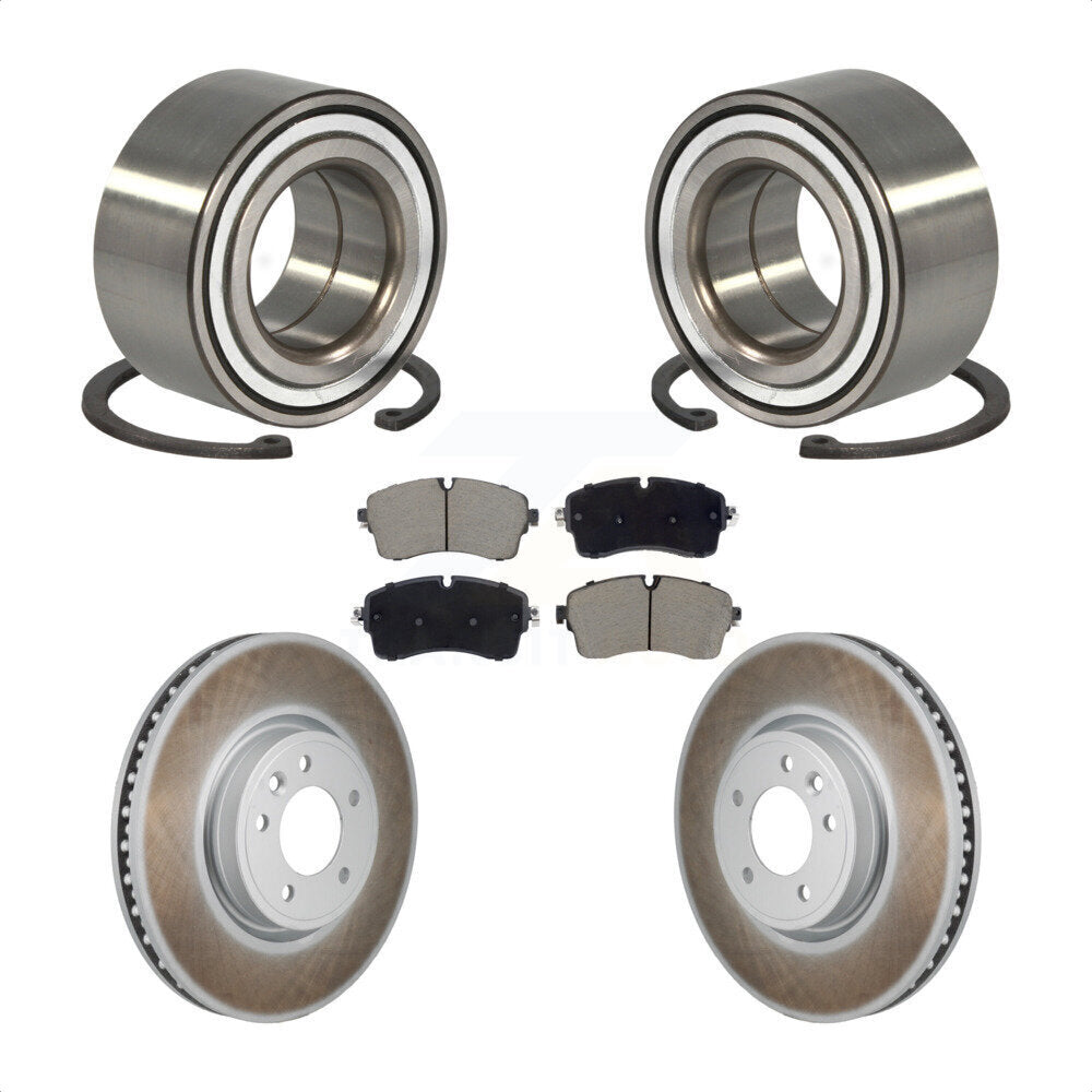 Kit de Rotor et plaquettes de frein revêtus de roulement de roue avant, pour Land Rover Discovery Rang