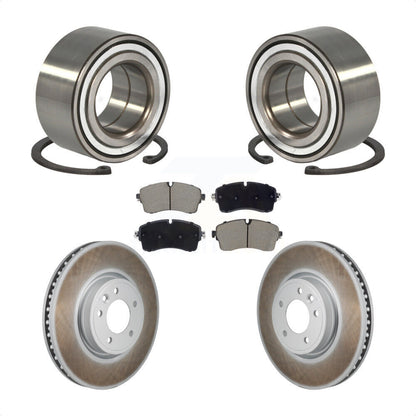 Kit de Rotor et plaquettes de frein revêtus de roulement de roue avant, pour Land Rover Discovery Rang