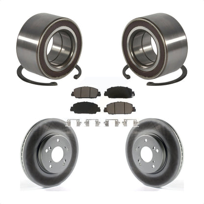 Kit de Rotor et de plaquettes de frein à disque revêtu de roulement de roue avant, pour Honda HR-2016 – 2022