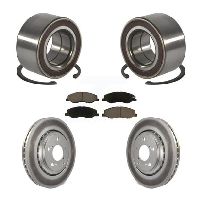 Kit de plaquettes de Rotor de frein à disque enduit de roulement de roue avant pour Honda Odysse 2018 – 2023