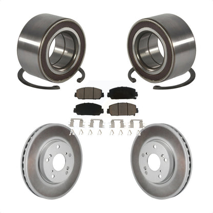 Kit de plaquettes de Rotor de frein à disque revêtues de roulement de roue avant, pour Honda Clarit 2017 – 2021