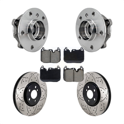 Kit de plaquettes de Rotor de frein, roulement de moyeu avant, fente de perçage, pour Mini Cooper Countryma