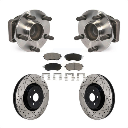 Kit de plaquettes de Rotor de frein, roulement de moyeu avant, fente de perçage, pour Toyota 86 Base/G 2019