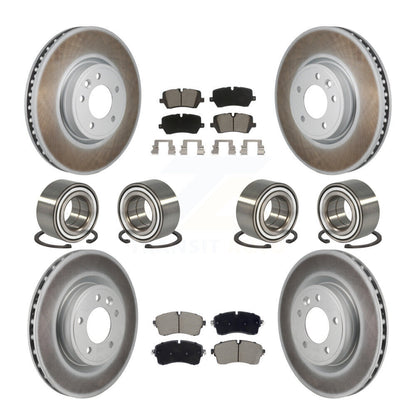 Kit de rotors et plaquettes de frein à roulement avant et arrière (10 pièces) pour Land Rover Discover