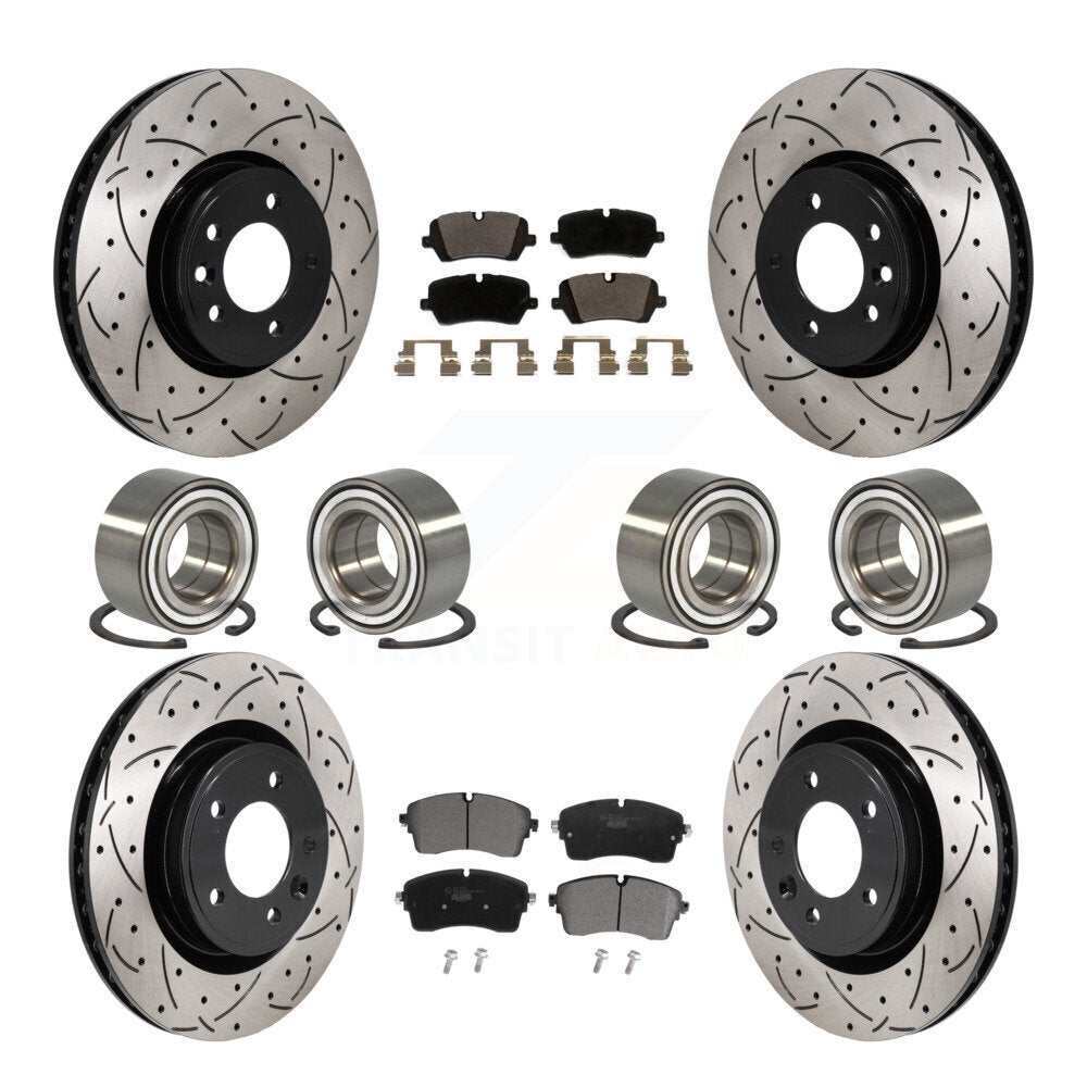 Kit de rotors et plaquettes de frein à roulement avant et arrière (10 pièces) pour Land Rover Discover