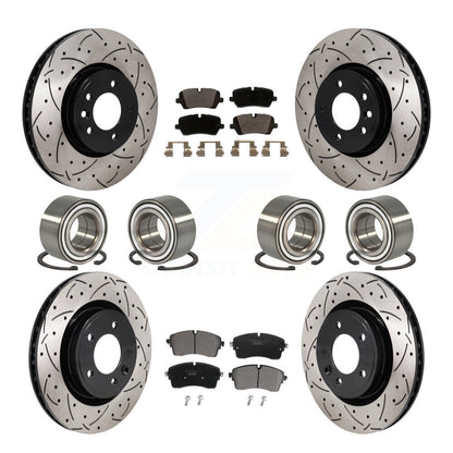 Kit de rotors et plaquettes de frein à roulement avant et arrière (10 pièces) pour Land Rover Discover