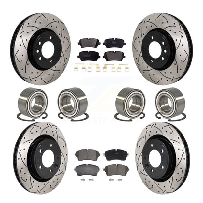 Kit de rotors et plaquettes de frein à roulement avant et arrière (10 pièces) pour Land Rover Discover