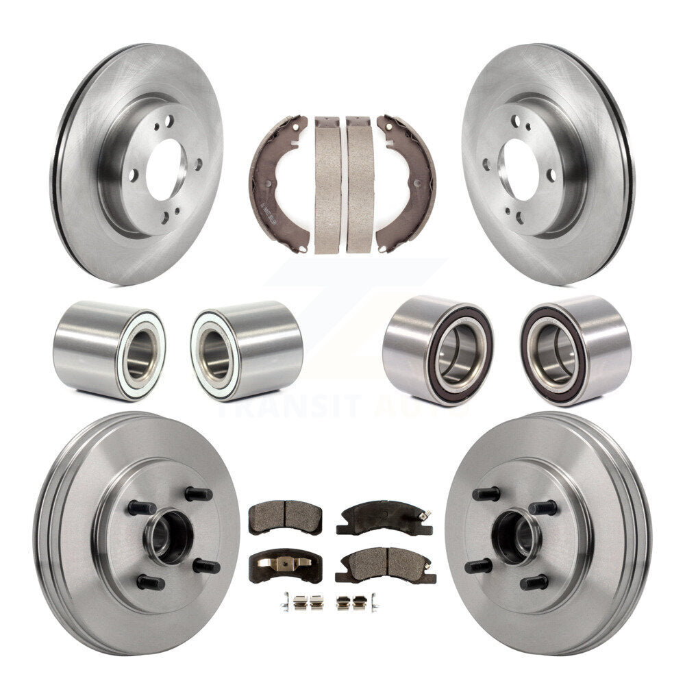 Kit de patins de Rotor de frein à disque, roulement avant et arrière (10 pièces) pour Mitsubishi Mirage G