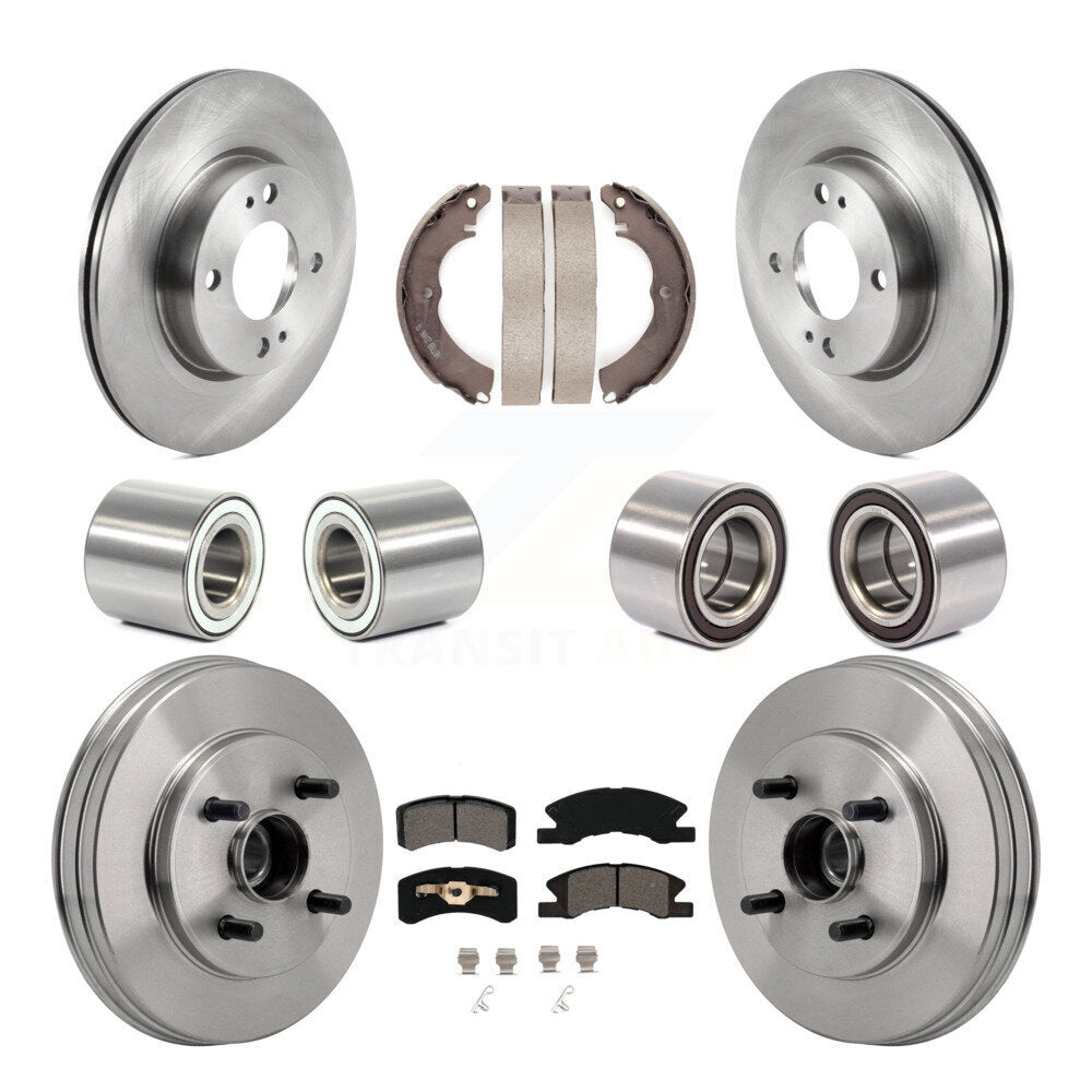 Kit de patins de Rotor de frein à disque, roulement avant et arrière (10 pièces) pour Mitsubishi Mirage G