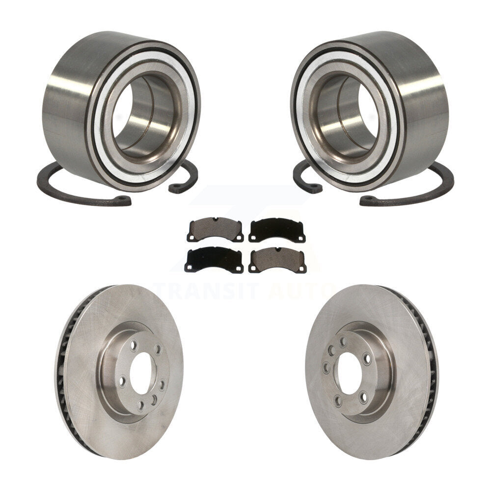 Kit de Rotor et plaquettes de frein, roulement de roue avant, pour Volkswagen Touareg Porsche Cayenn