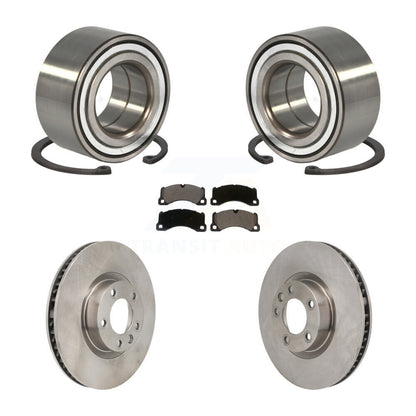 Kit de Rotor et plaquettes de frein, roulement de roue avant, pour Volkswagen Touareg Porsche Cayenn