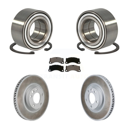 Kit de Rotor et plaquettes de frein revêtus de roulement de roue avant, pour Volkswagen Touareg Porsch