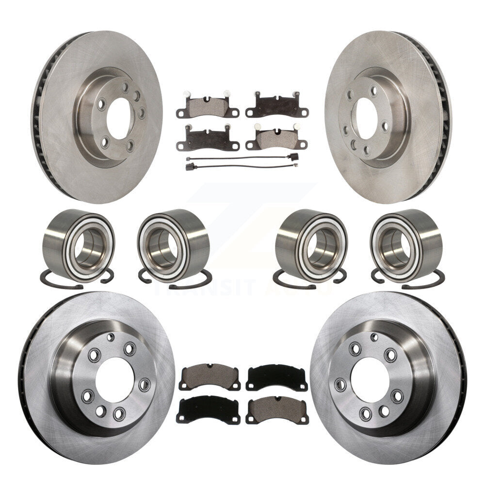 Kit de Rotor et plaquettes de frein à roulement avant et arrière (10 pièces) pour Volkswagen Touareg Porsch