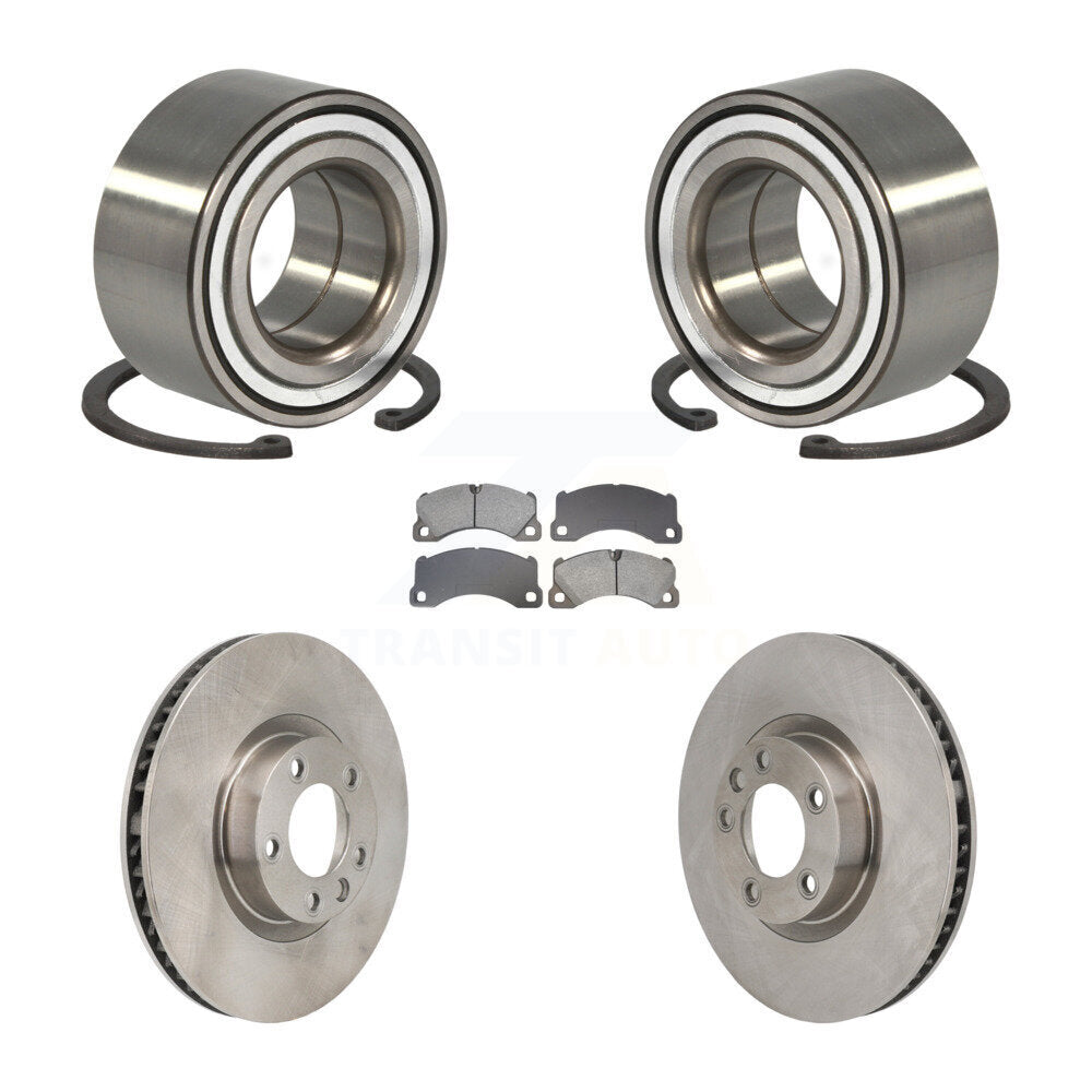 Kit de Rotor et plaquettes de frein, roulement de roue avant, pour Volkswagen Touareg Porsche Cayenn
