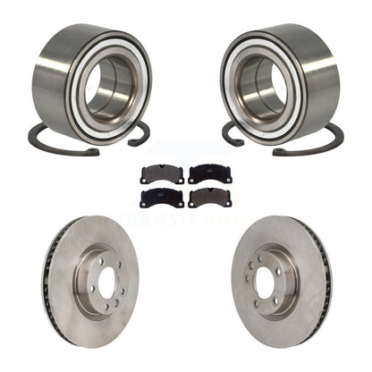 Kit de Rotor et plaquettes de frein, roulement de roue avant, pour Volkswagen Touareg Porsche Cayenn