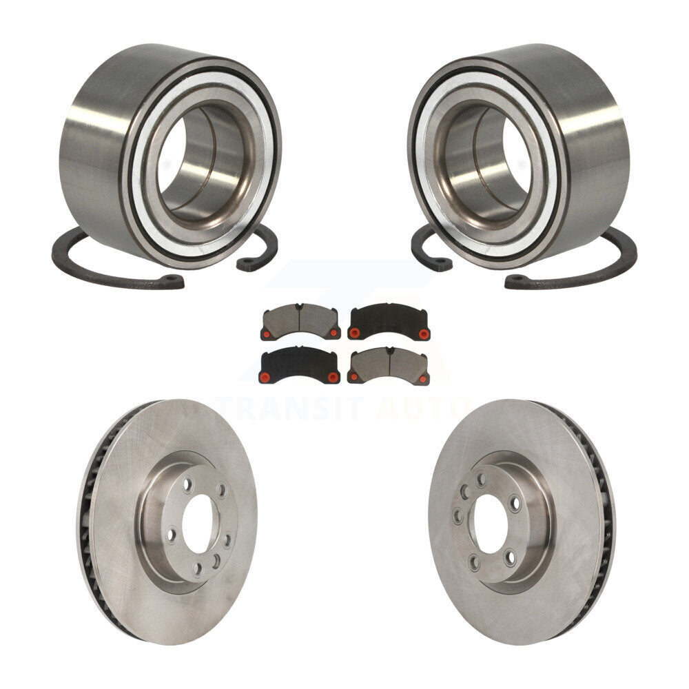 Kit de Rotor et plaquettes de frein, roulement de roue avant, pour Volkswagen Touareg Porsche Cayenn
