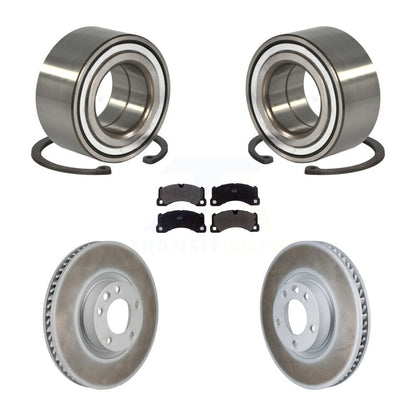 Kit de Rotor et plaquettes de frein revêtus de roulement de roue avant, pour Volkswagen Touareg Porsch