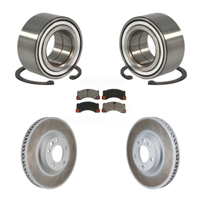 Kit de Rotor et plaquettes de frein revêtus de roulement de roue avant, pour Volkswagen Touareg Porsch