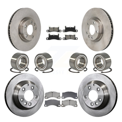 Kit de Rotor et plaquettes de frein à roulement avant et arrière (10 pièces) pour Volkswagen Touareg Porsch