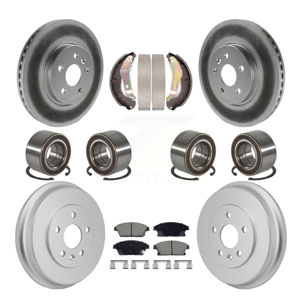 Kit de patins de Rotor de frein revêtus de roulements avant et arrière (10 pièces) pour Chevrolet Trax AW