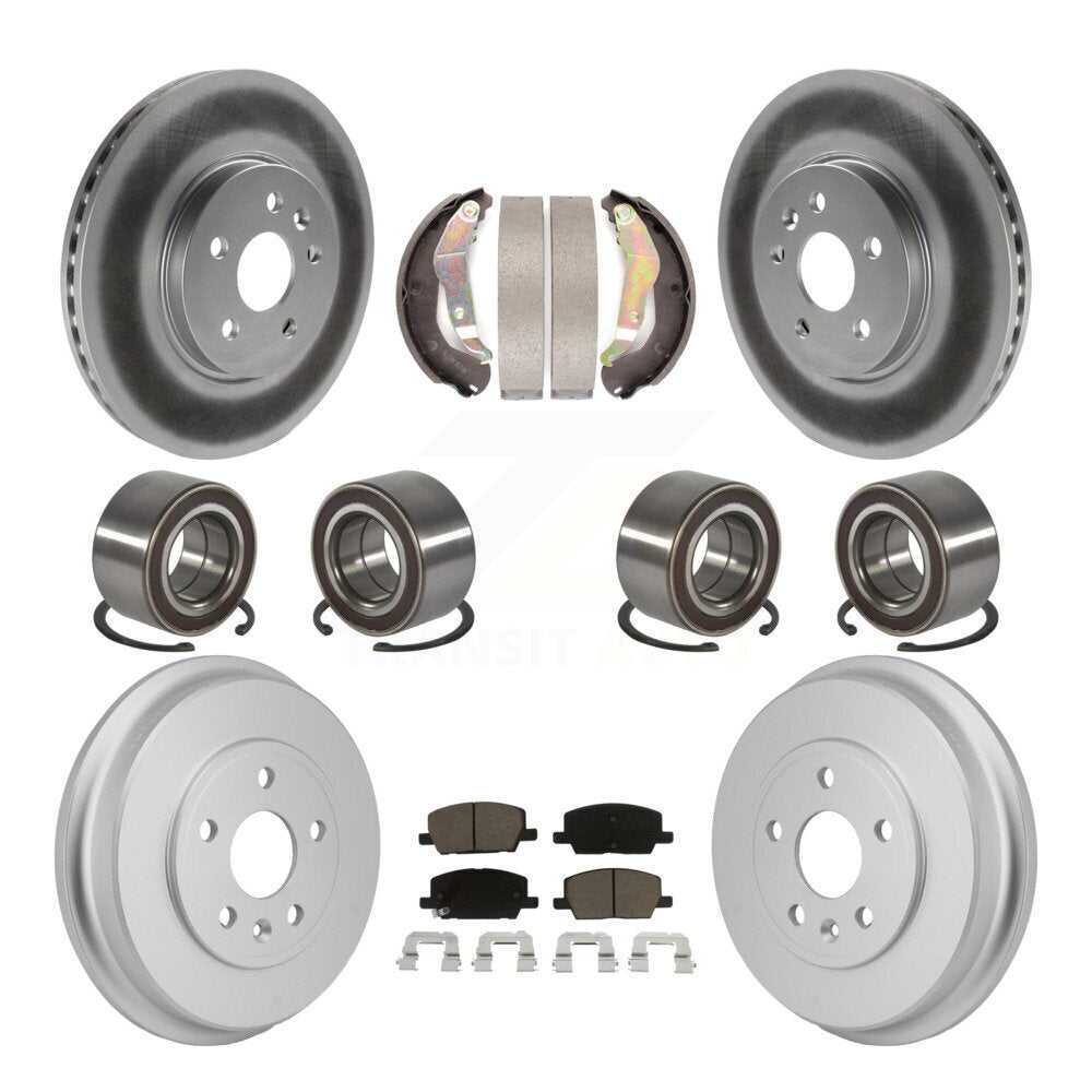 Kit de patins de Rotor de frein revêtus de roulements avant et arrière (10 pièces) pour Chevrolet Trax AW
