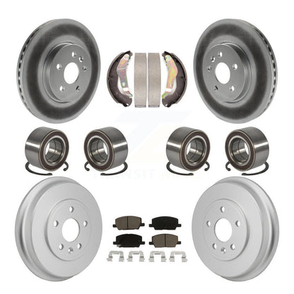 Kit de patins de Rotor de frein revêtus de roulements avant et arrière (10 pièces) pour Chevrolet Trax AW