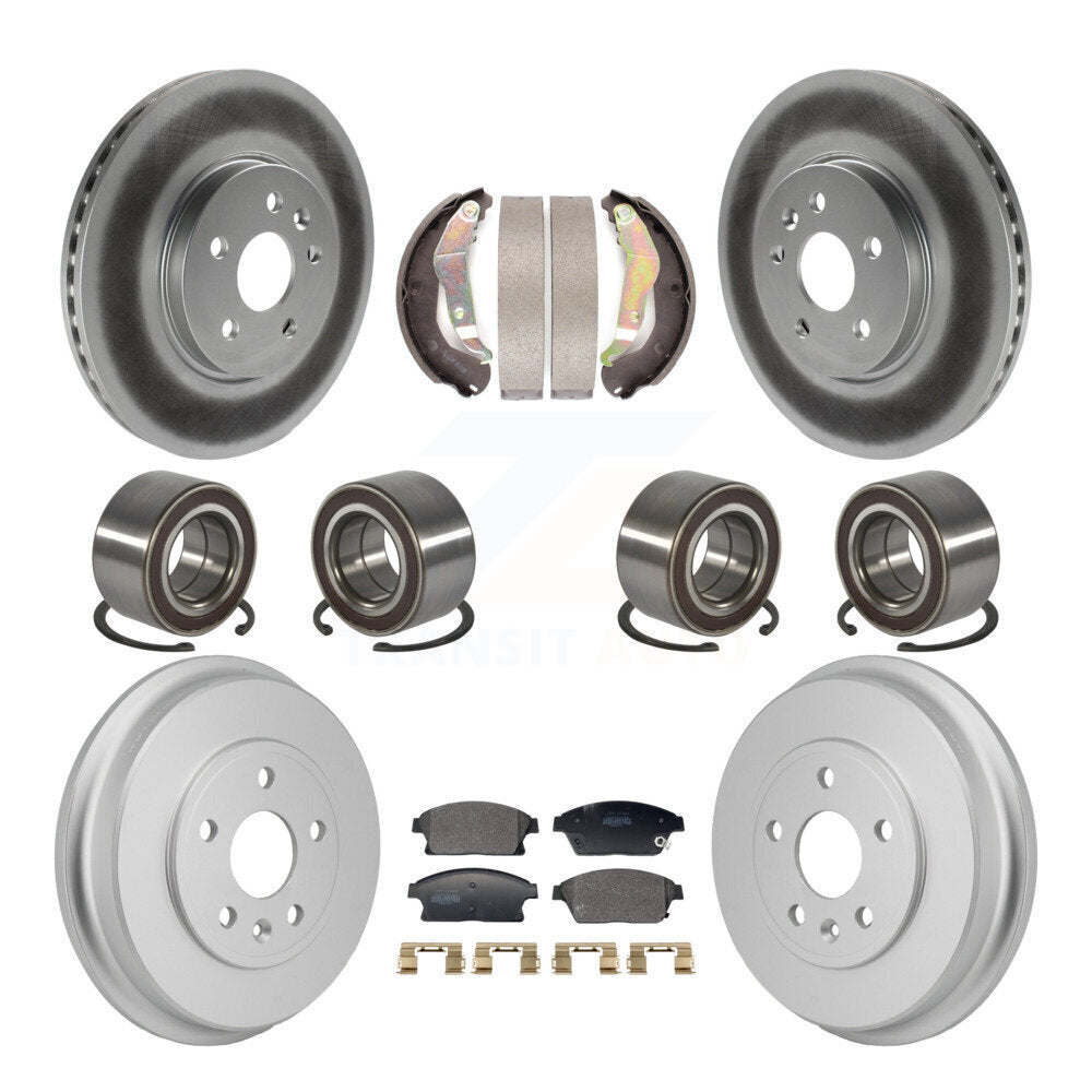 Kit de patins de Rotor de frein revêtus de roulements avant et arrière (10 pièces) pour Chevrolet Trax AW
