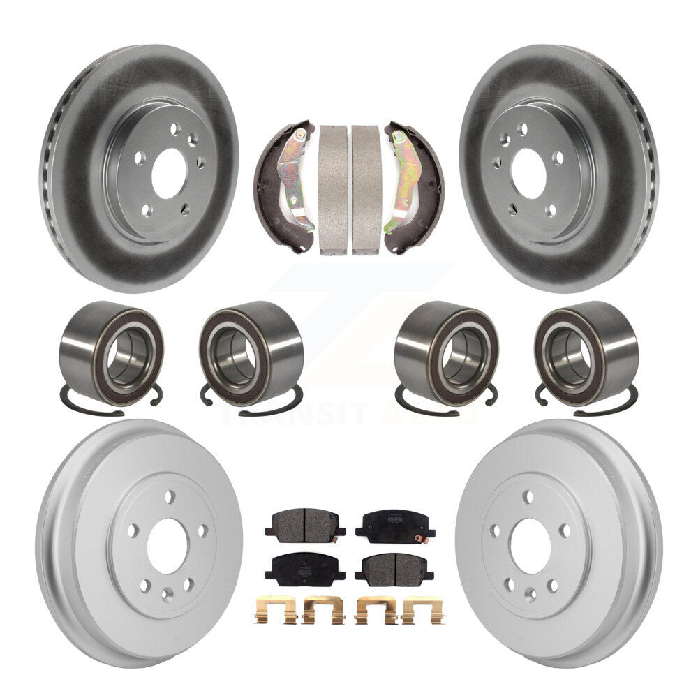 Kit de patins de Rotor de frein revêtus de roulements avant et arrière (10 pièces) pour Chevrolet Trax AW