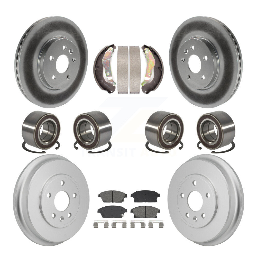 Kit de patins de Rotor de frein revêtus de roulements avant et arrière (10 pièces) pour Chevrolet Trax AW