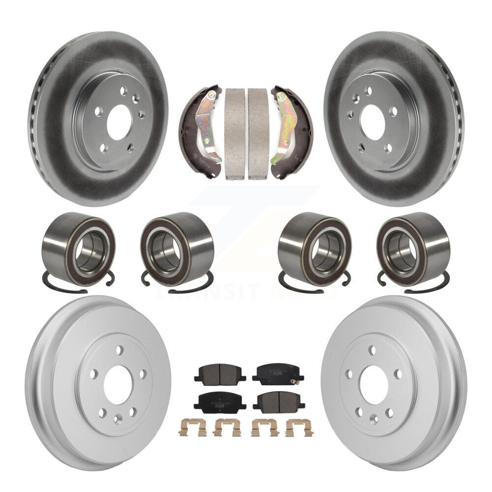 Kit de patins de Rotor de frein revêtus de roulements avant et arrière (10 pièces) pour Chevrolet Trax AW