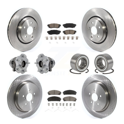 Kit de plaquettes de rotor de frein à disque, roulement de moyeu avant et arrière (10 pièces) pour Lexus RX350 FW 2016
