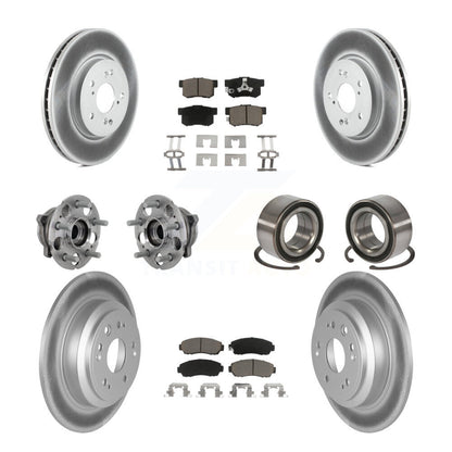 Kit de plaquettes de Rotor de frein enduit de roulement de moyeu avant et arrière, pour Honda Accord Crosstour AW