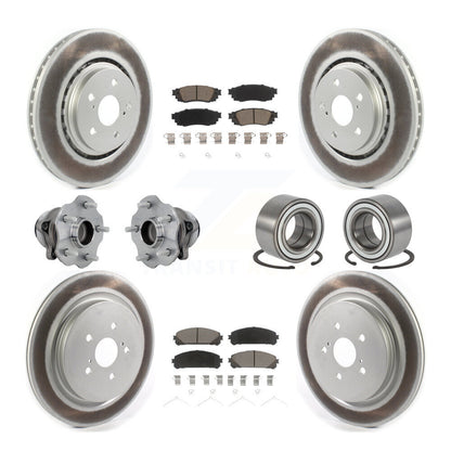 Kit de plaquettes de rotor de frein, roulement de moyeu avant et arrière (10 pièces) pour Lexus RX350 FW 2016
