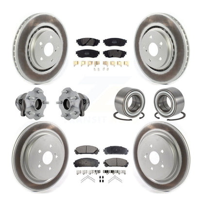Kit de plaquettes de rotor de frein, roulement de moyeu avant et arrière (10 pièces) pour Lexus RX350 FW 2016