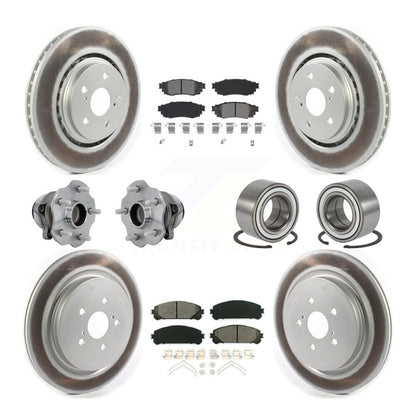 Kit de plaquettes de rotor de frein, roulement de moyeu avant et arrière (10 pièces) pour Lexus RX350 FW 2016