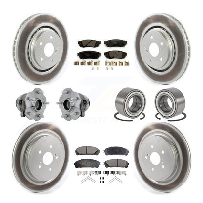 Kit de plaquettes de rotor de frein, roulement de moyeu avant et arrière (10 pièces) pour Lexus RX350 FW 2016