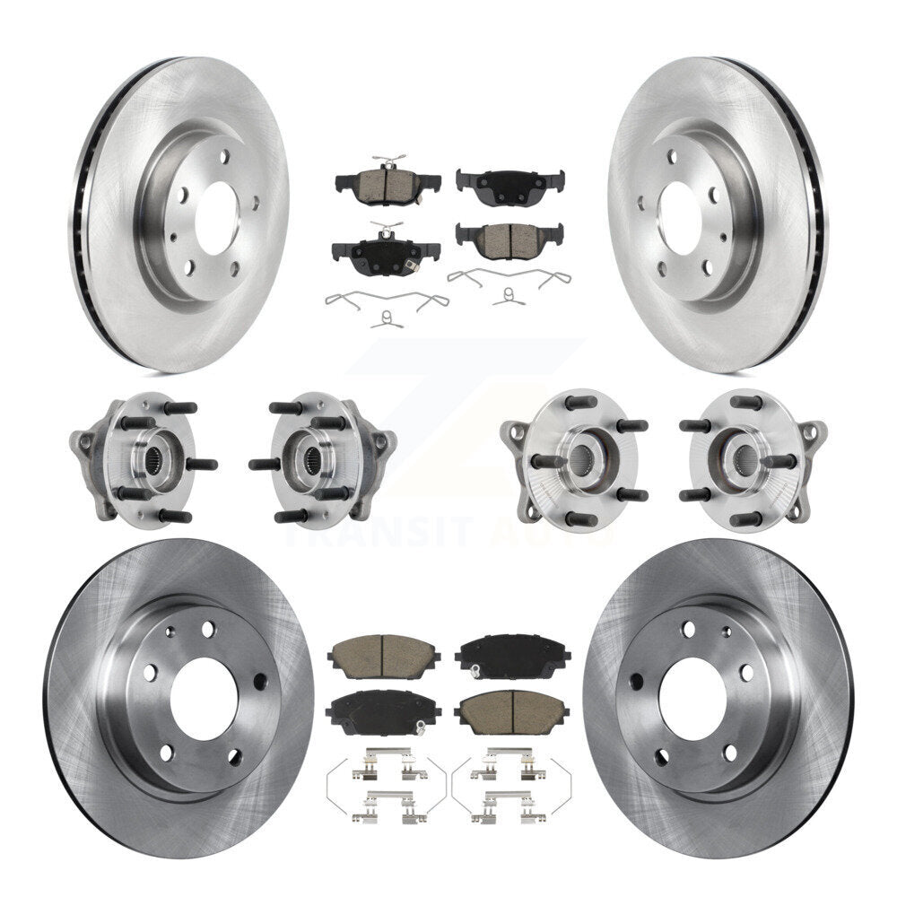 Kit de plaquettes de rotor de frein, roulement de moyeu avant et arrière (10 pièces) pour Mazda CX-30 AW 2020 – 2022