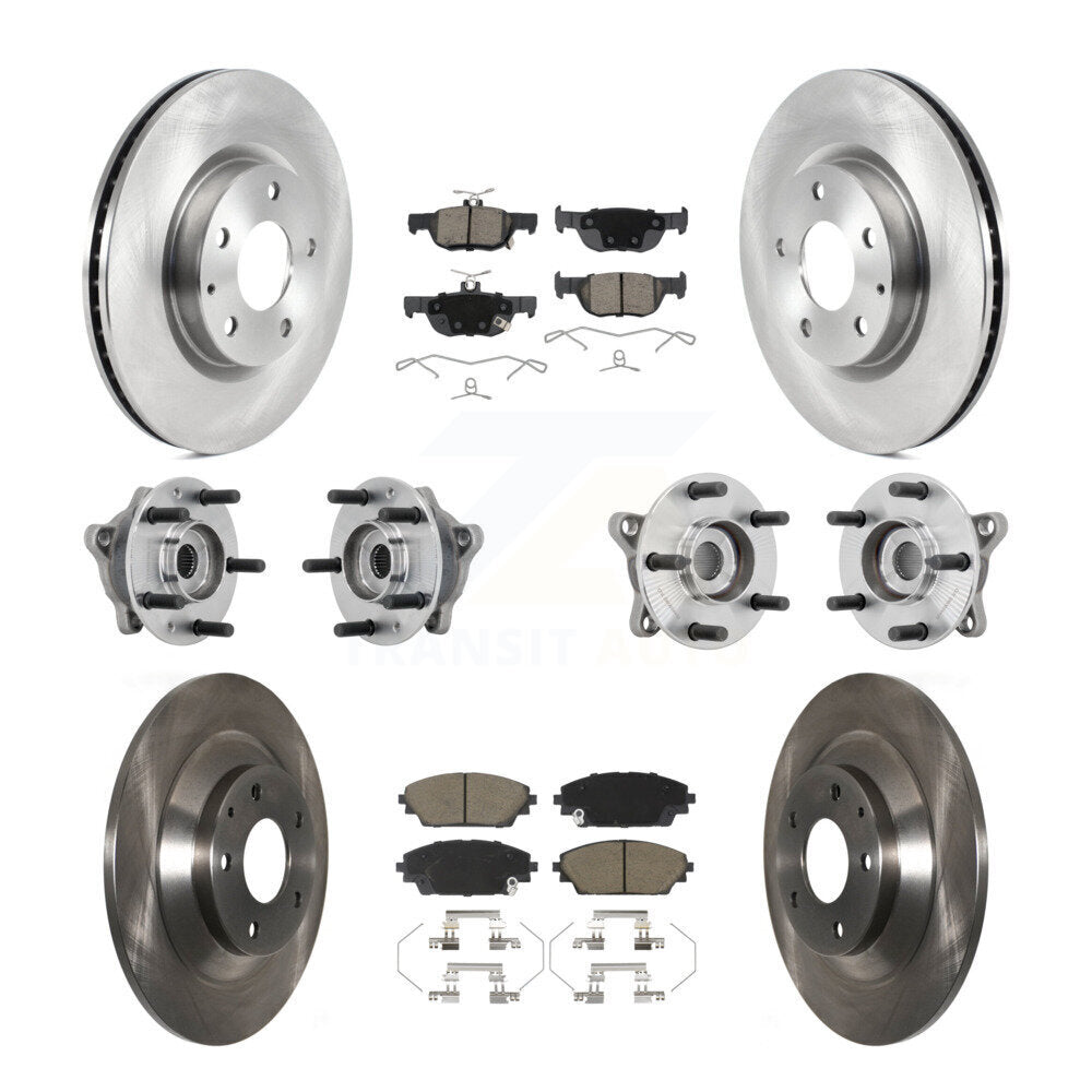 Kit de plaquettes de rotor de frein, roulement de moyeu avant et arrière (10 pièces) pour Mazda CX-30 AW 2020 – 2022