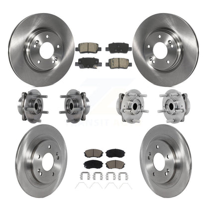 Kit de rotors et plaquettes de frein à disque, roulements de moyeu avant et arrière (10 pièces) pour Kia Seltos