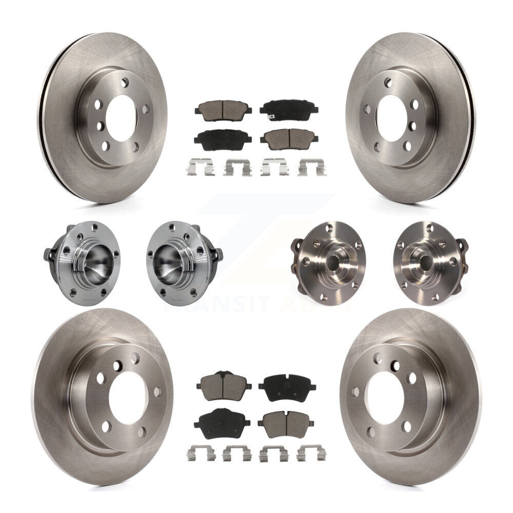 Kit de Rotor et de plaquettes de frein, roulement de moyeu avant et arrière (10 pièces) pour Mini Cooper Countryma