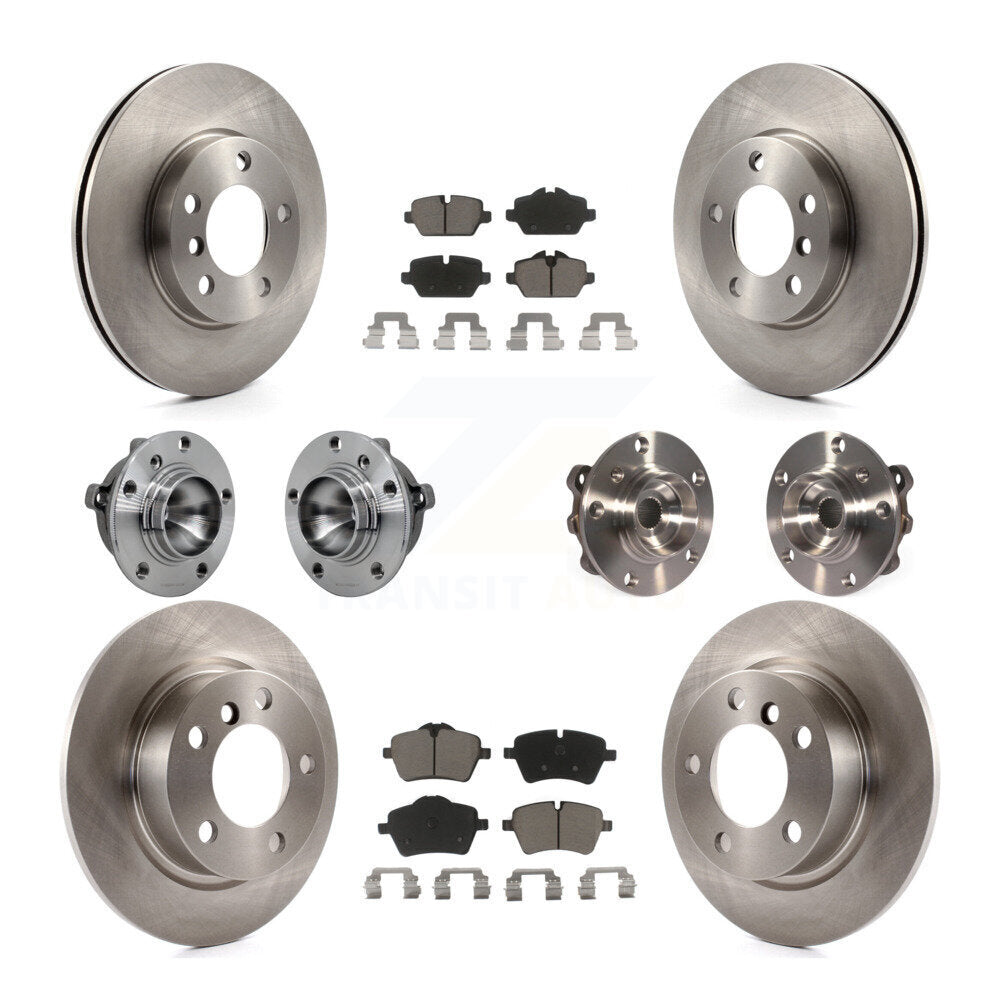 Kit de Rotor et de plaquettes de frein, roulement de moyeu avant et arrière (10 pièces) pour Mini Cooper Countryma