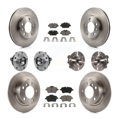 Kit de Rotor et de plaquettes de frein, roulement de moyeu avant et arrière (10 pièces) pour Mini Cooper Countryma
