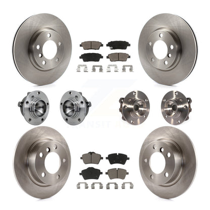 Kit de rotor et de plaquettes de frein à disque, roulement de moyeu avant et arrière (10 pièces) pour Mini Cooper Pacema